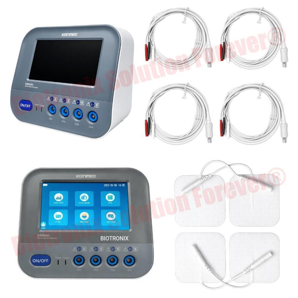 Konmed KM-560 4 Channel EMG Biofeedback Equipment with Clinical Modes