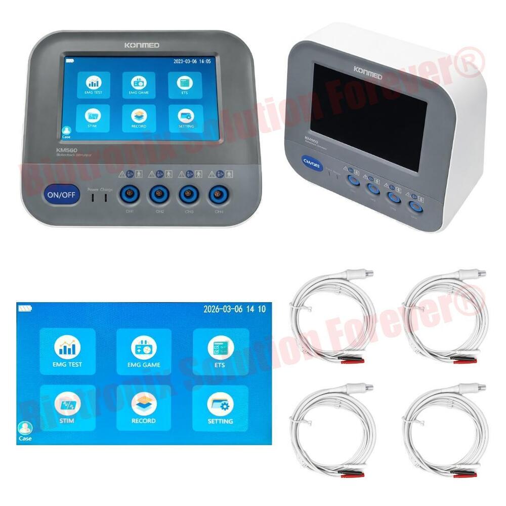 Konmed KM-560 EMG Biofeedback Device for Hospital Physiotherapy Setup