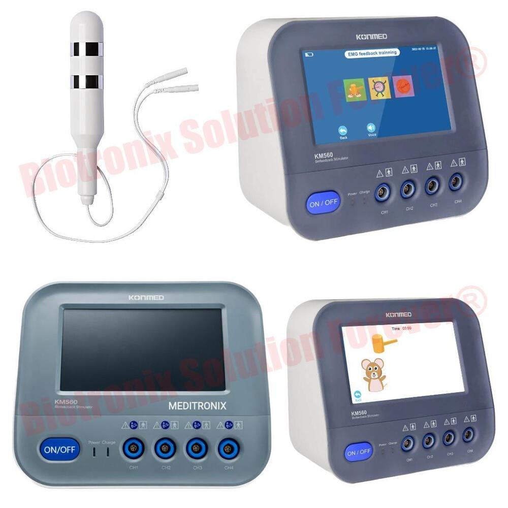 Konmed KM-560 4 Channel Biofeedback Equipment with Electrical Therapy