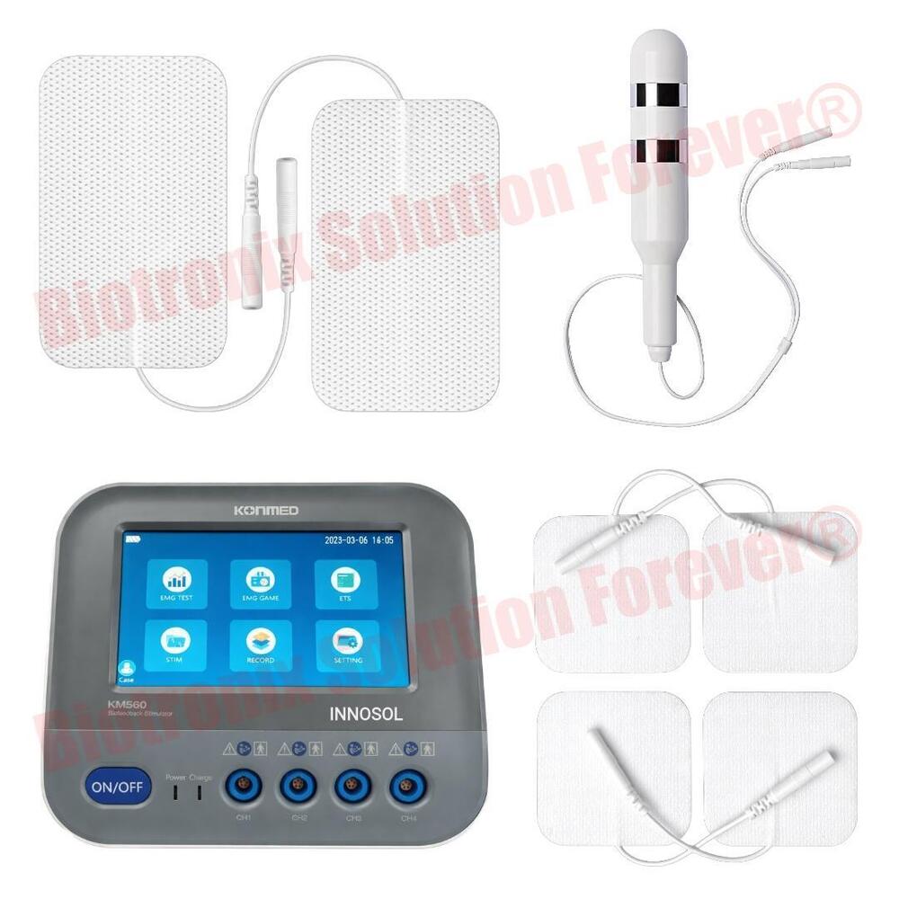 Konmed KM-560 4 Channel Biofeedback Equipment with Electrical Therapy