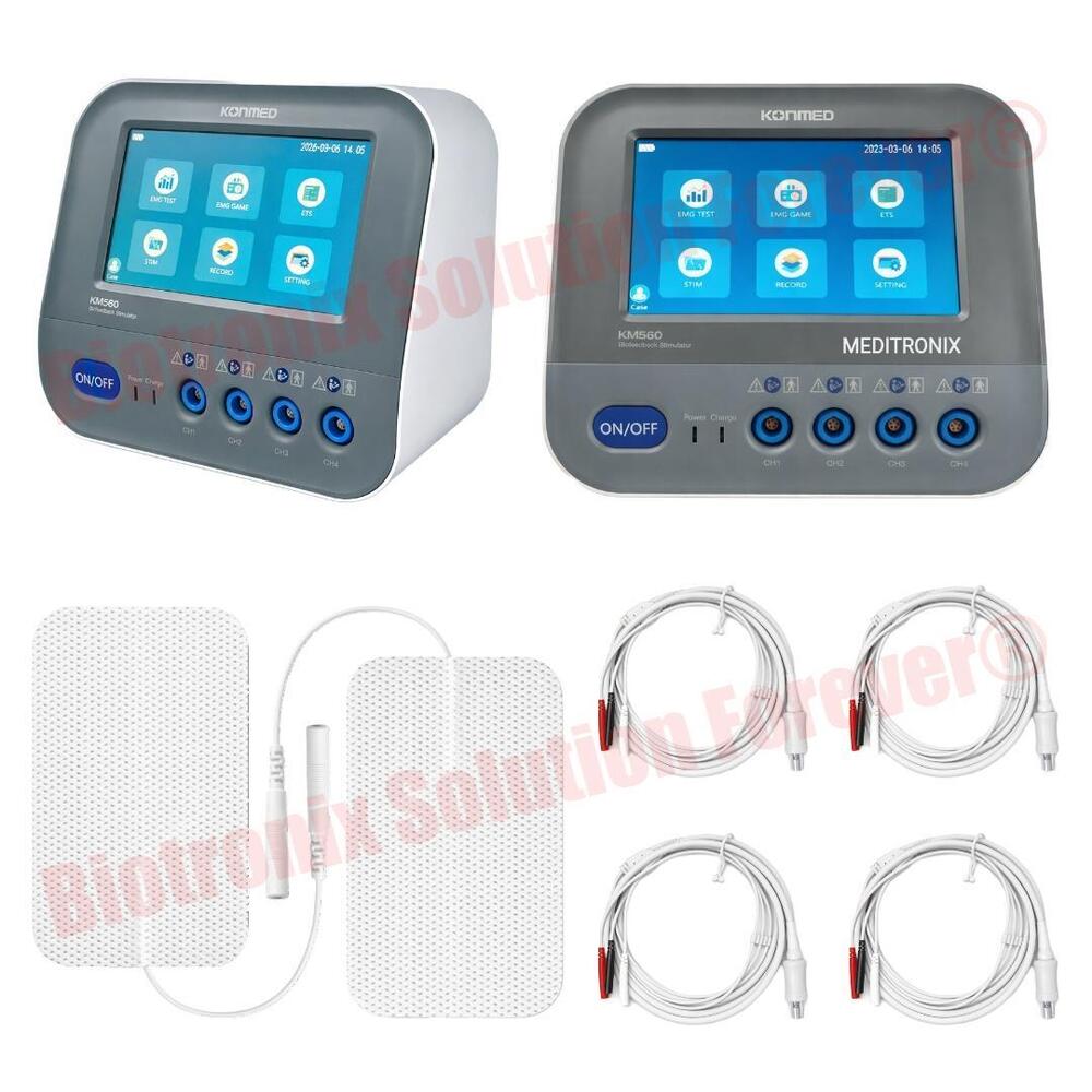 Konmed KM-560 4 Channel Biofeedback Equipment with Electrical Therapy