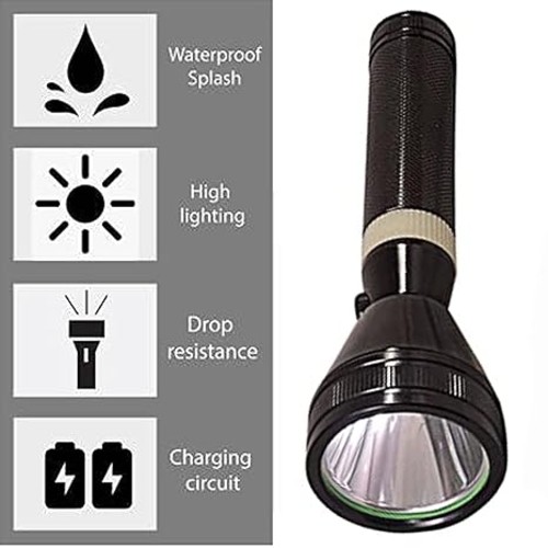 Rock Light RL-3535 Rechargeable Torch With COB