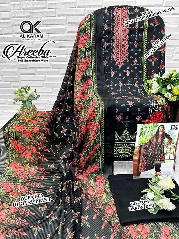 Ladies Black Unstitched Suit