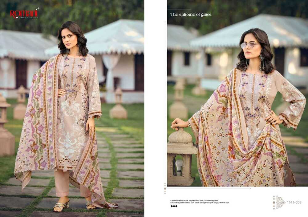 Ladies Parsi Embroidered Pant Suit