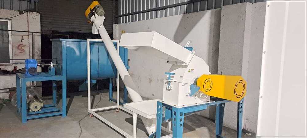 Screw Conveyor with Grinding Machine