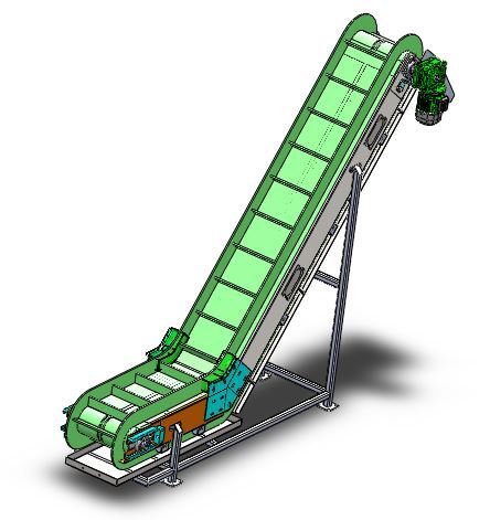 Inclined Take-Up Conveyor