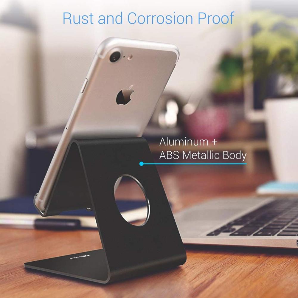Portronics Modesk Universal Mobile Holder - Color: Black