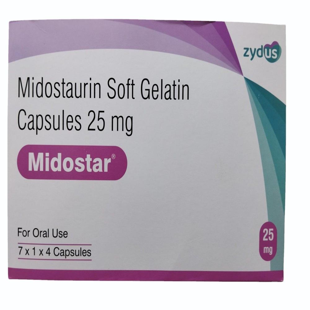 Midostar Midostaurin 25 Mg Capsule