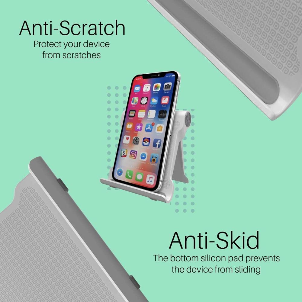 PORTRONICS Partzon Modesk 200 Universal Mobile Phone Stand for Desktop Table for All Device Size Upto 7 inch