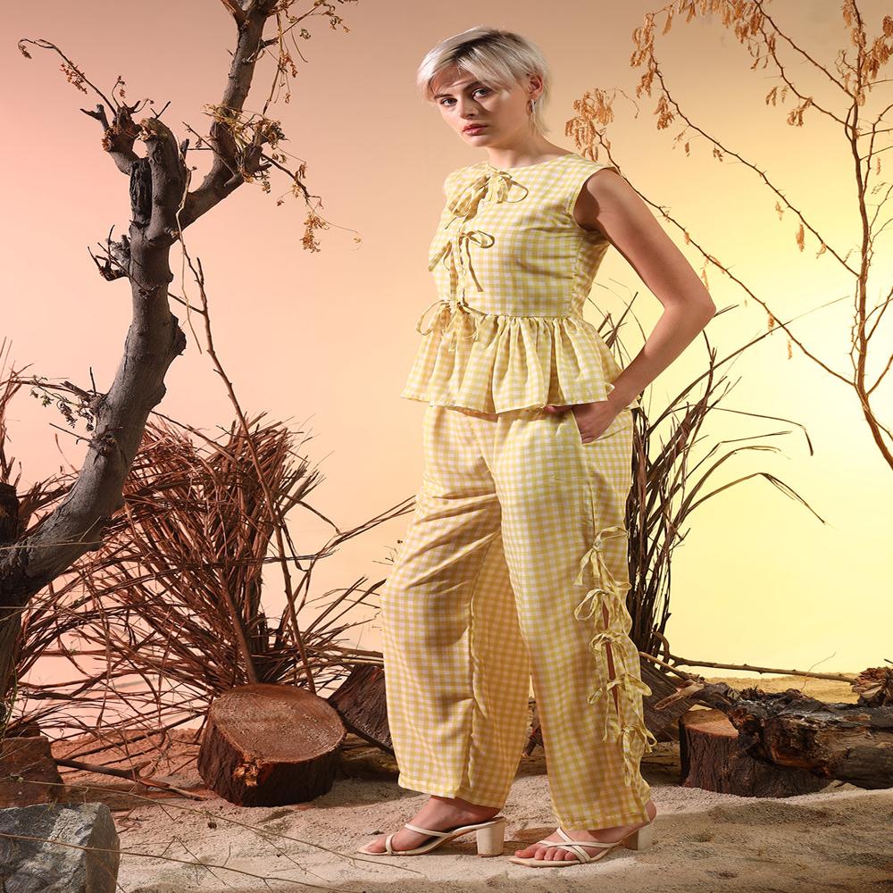 Yellow Irena Co-ord Set