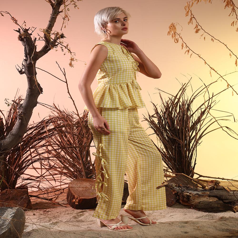 Yellow Irena Co-ord Set