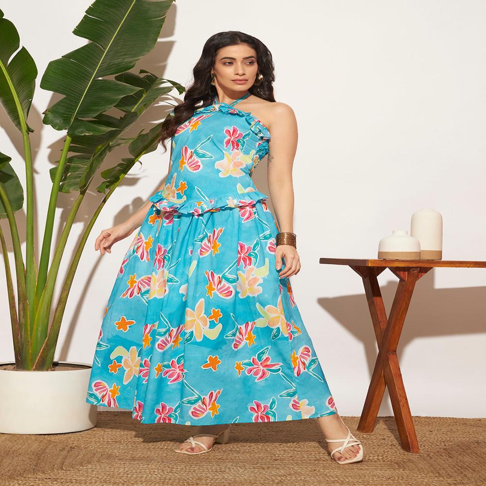 Ladies Flower Printed Co-ord Set
