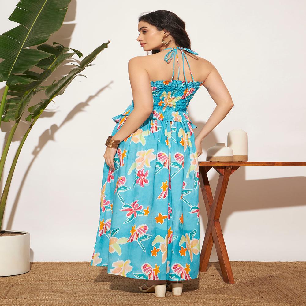 Ladies Flower Printed Co-ord Set