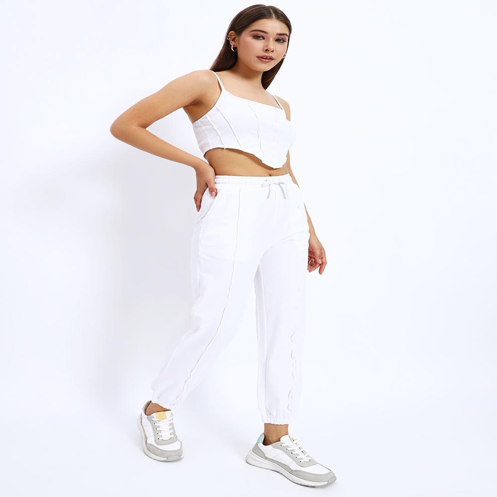Ladies White Co-ord Set