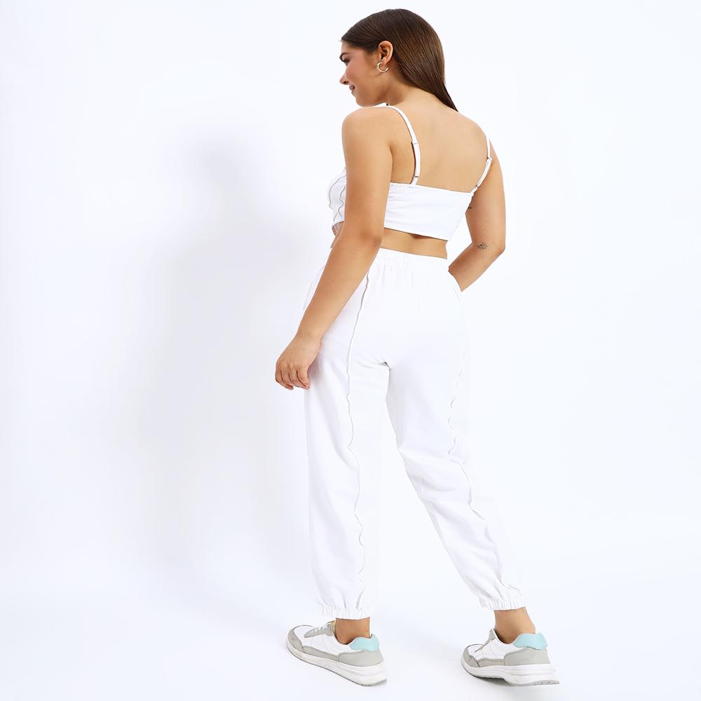 Ladies White Co-ord Set