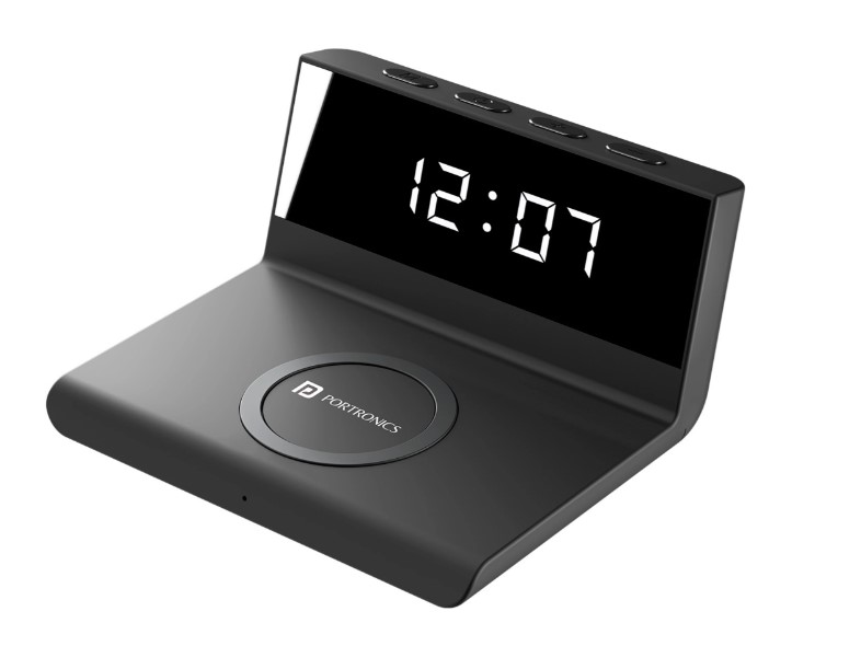 Portronics Freedom 4A Desktop Wired & Wireless Charging Pad