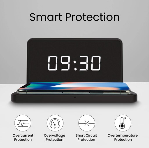 Portronics Freedom 4A Desktop Wired & Wireless Charging Pad