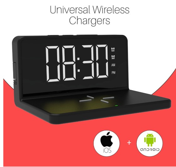 Portronics Freedom 4A Desktop Wired & Wireless Charging Pad