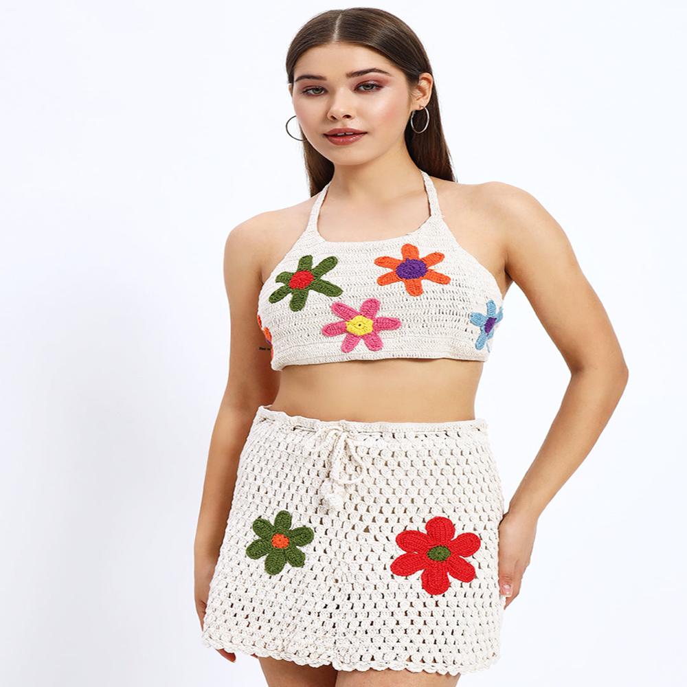 Ladies Water Baby Crochet Co-ord Set