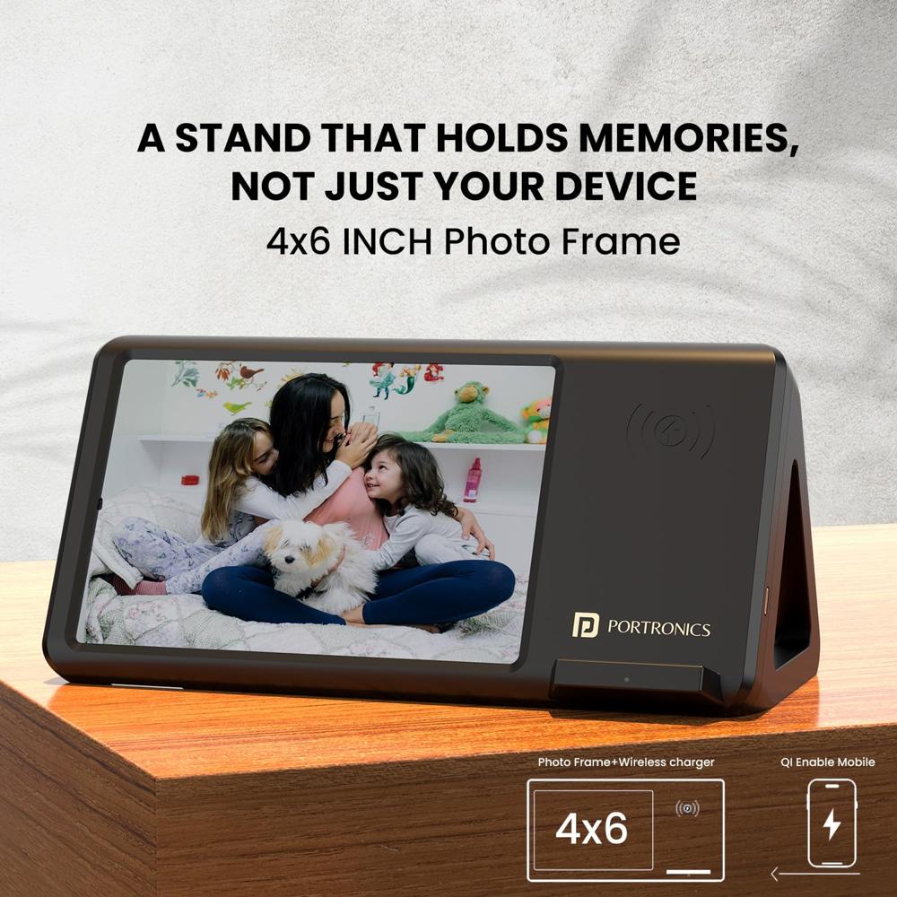 Portronics Freedom 5 Provides Double Utility- a 15W Wireless Charger