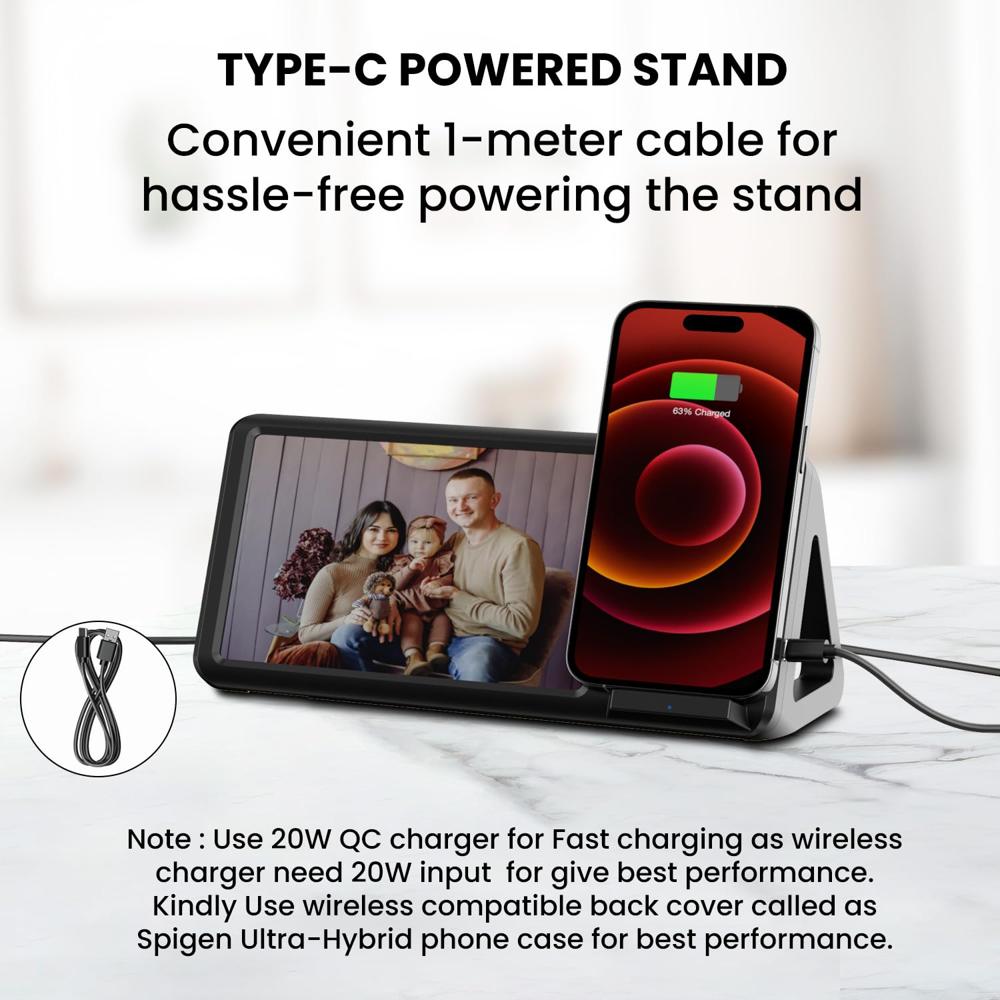 Portronics Freedom 5 Provides Double Utility- a 15W Wireless Charger