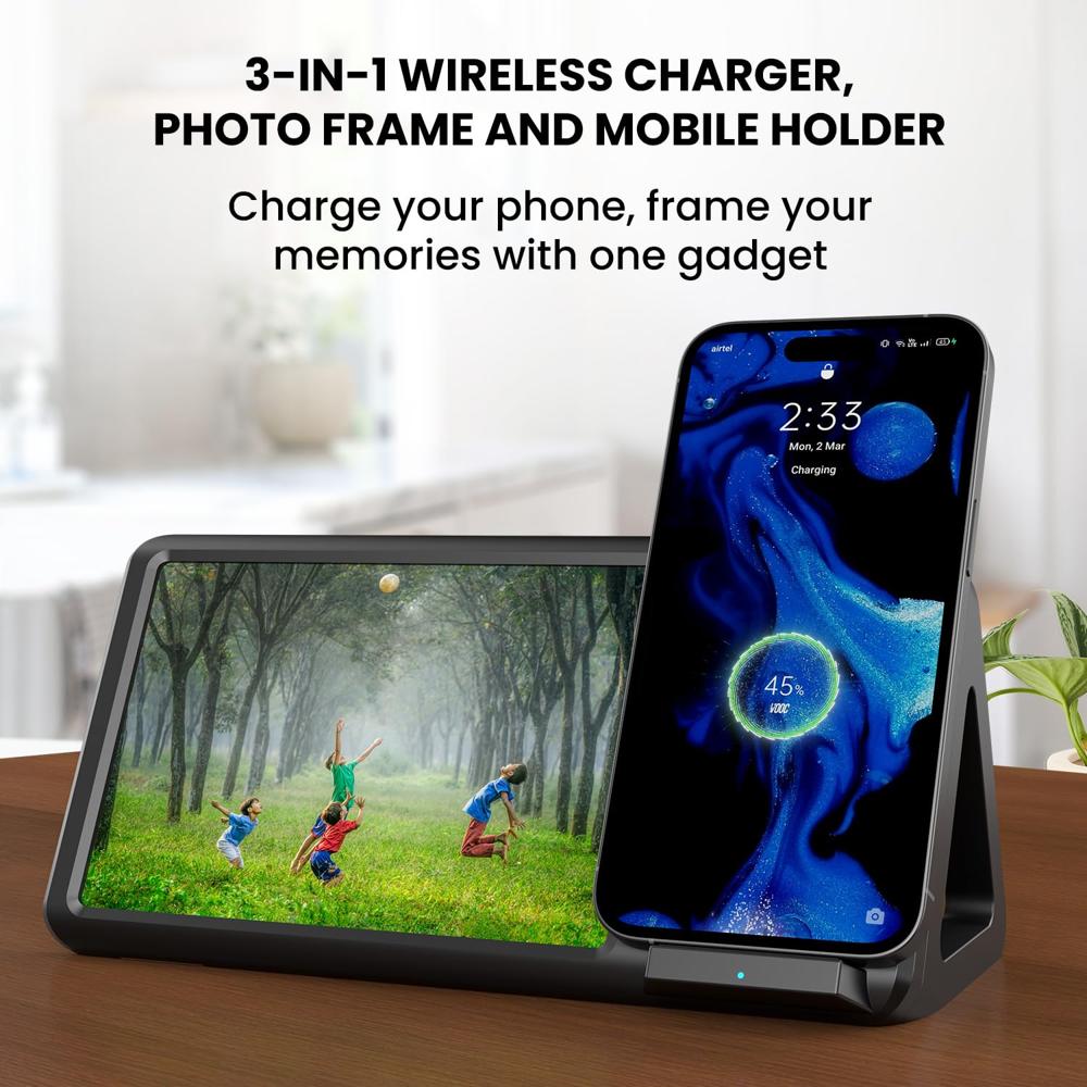 Portronics Freedom 5 Provides Double Utility- a 15W Wireless Charger