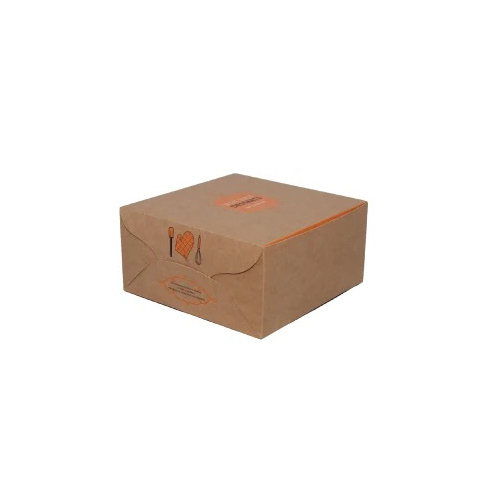 Brown Paper Cake Packaging Box