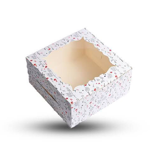 Floral Printed Cake Box
