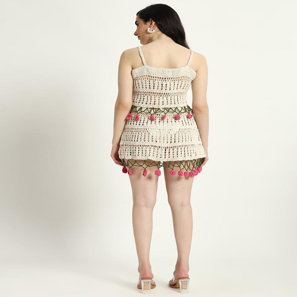 Camellia Handmade Crochet Co-ord Set