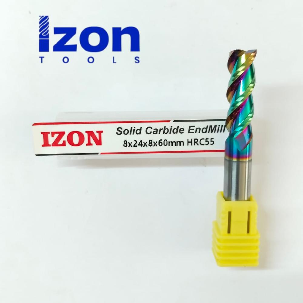 (DLC COATING)DIA-8MM SOLID CARBIDE ENDMILL