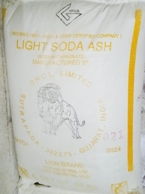 Soda Ash Powder - Light Soda Ash, 100% Purity, Analytical Grade, Low Moisture, 50 Kg Pack