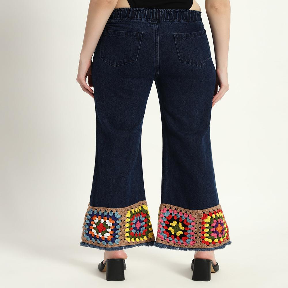 Square Crochet Jeans