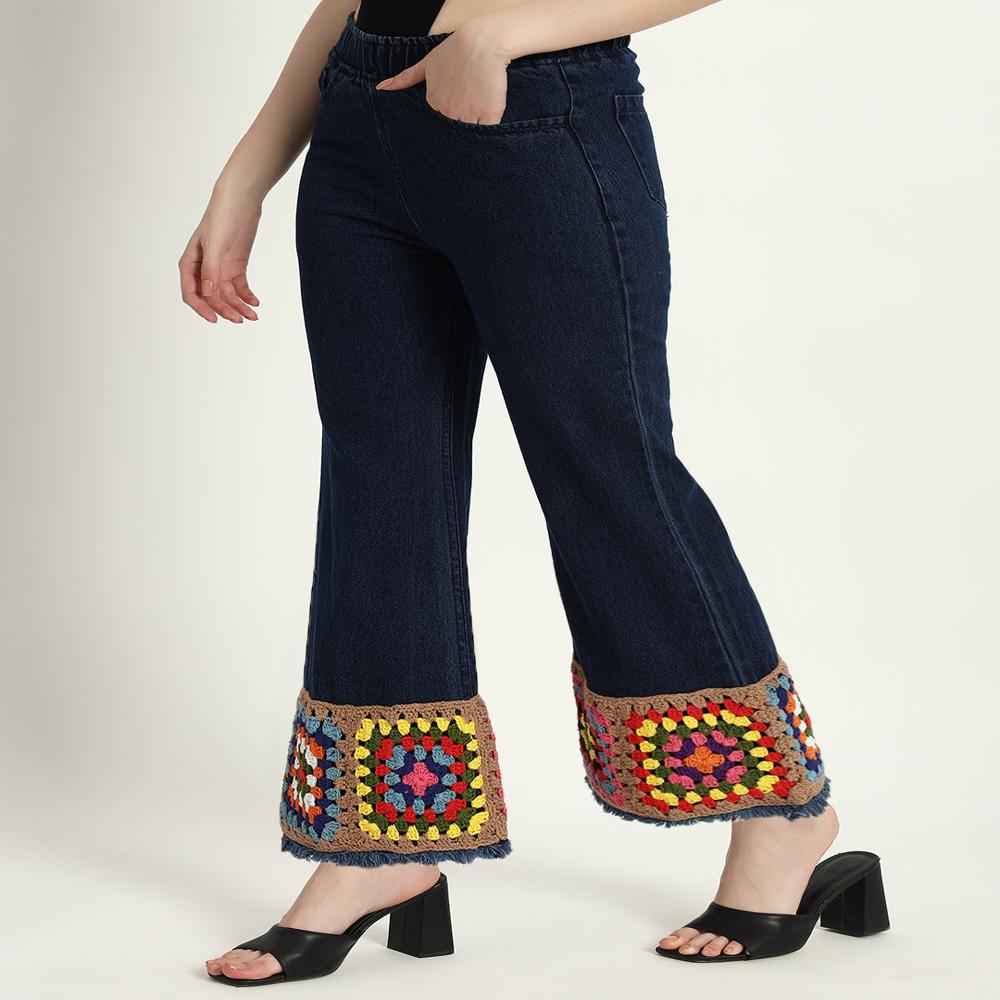 Square Crochet Jeans