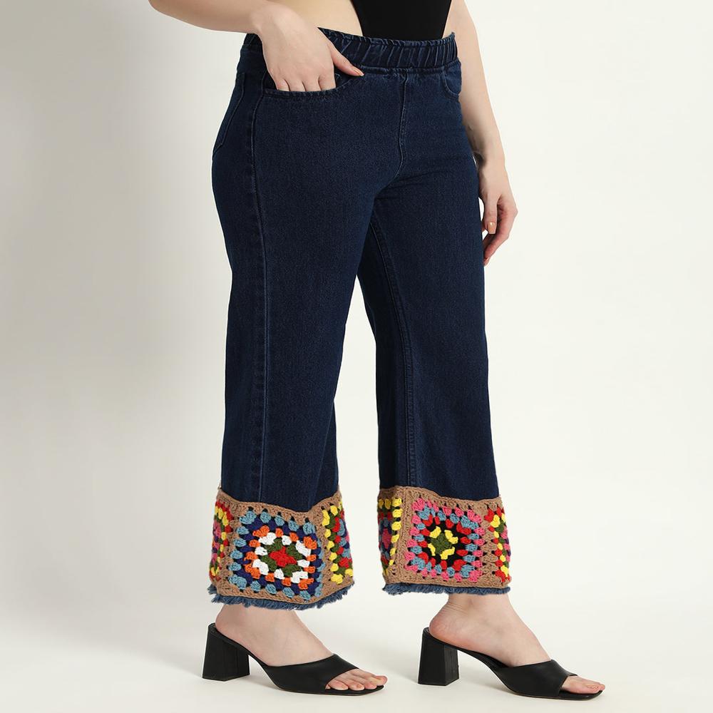 Square Crochet Jeans