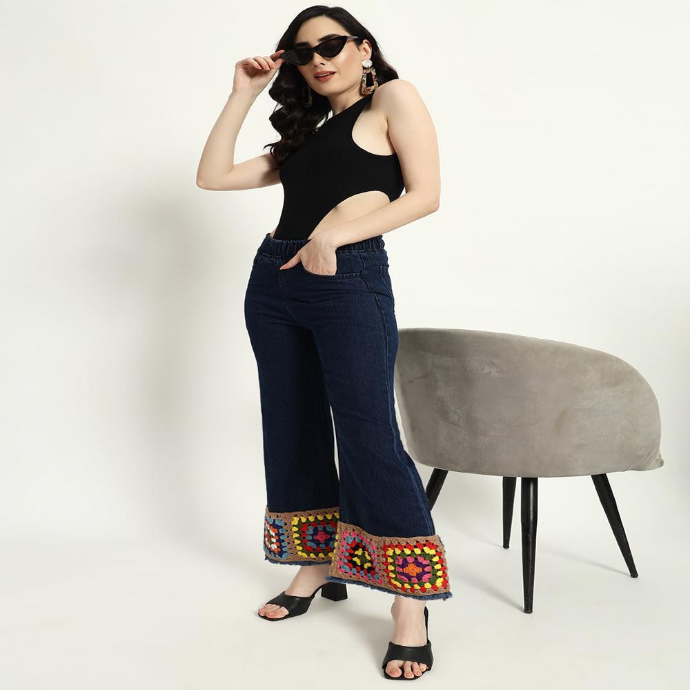 Square Crochet Jeans