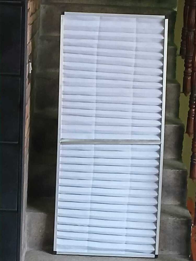 Ahu Pre Filter Replacement In Air Handling Unit Machine