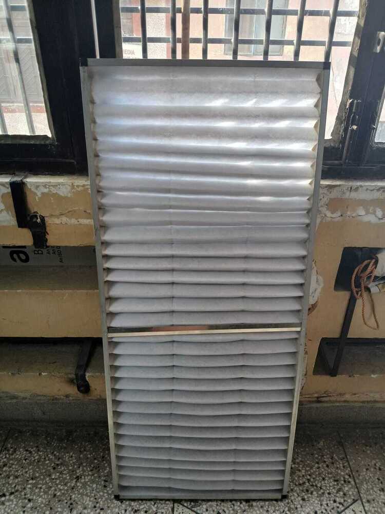 Ahu Pre Filter Replacement In Air Handling Unit Machine