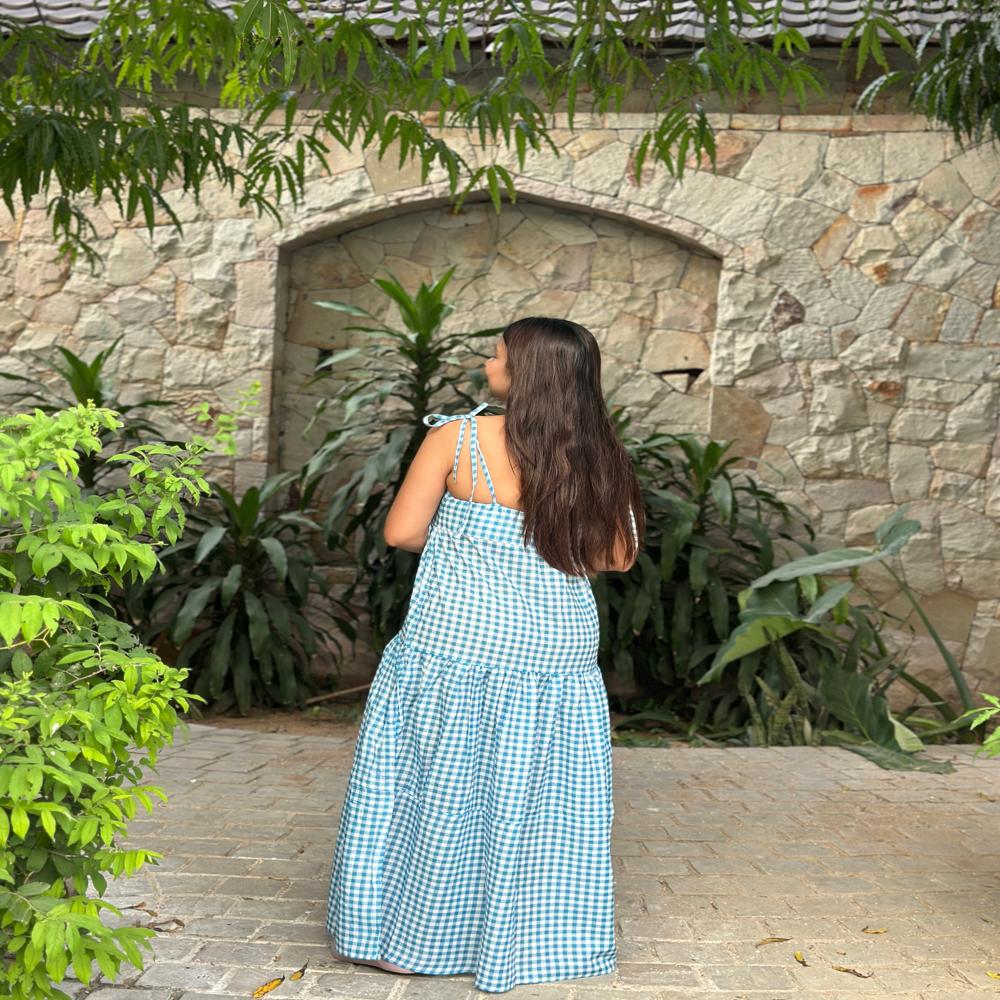 Flora Gingham Dress