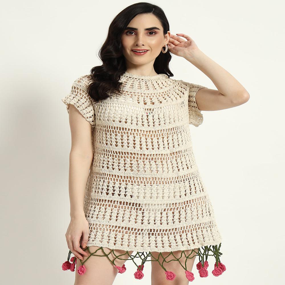 Romania Handmade Crochet Dress