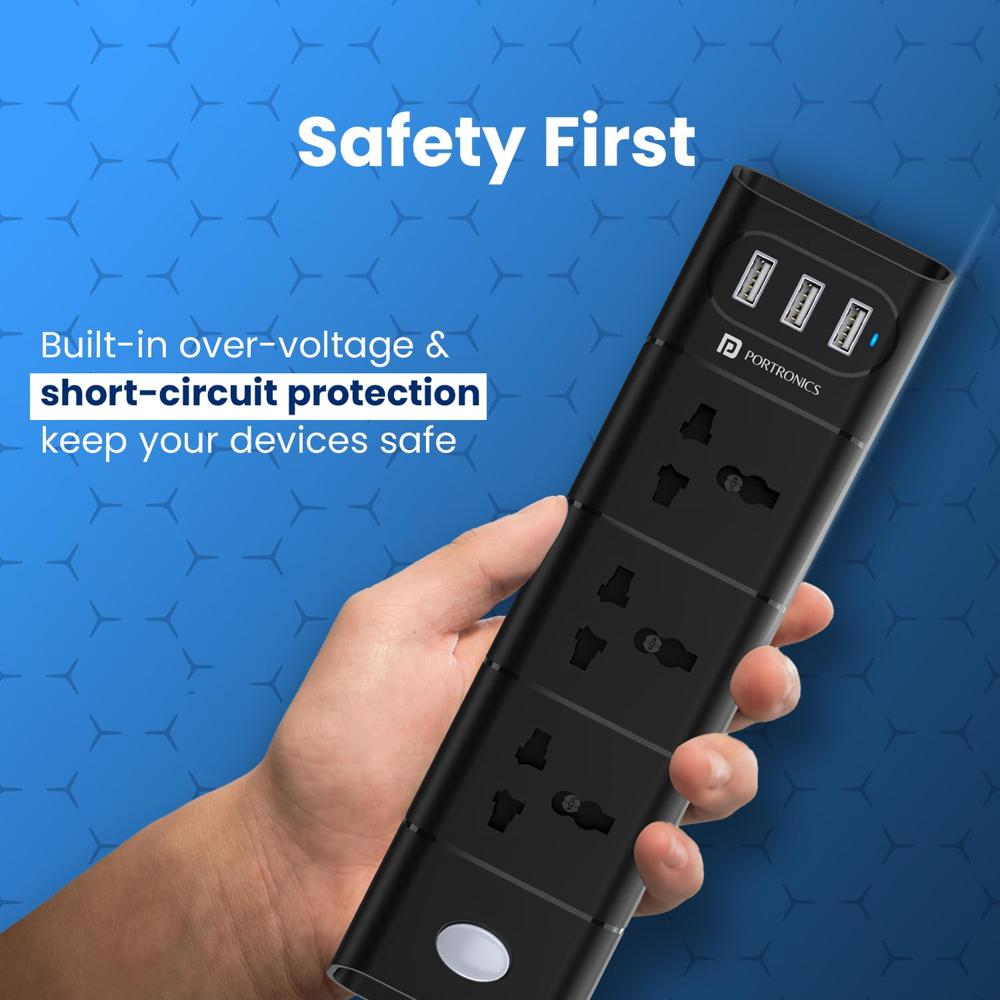 Portronics Power Plate II Extension Board