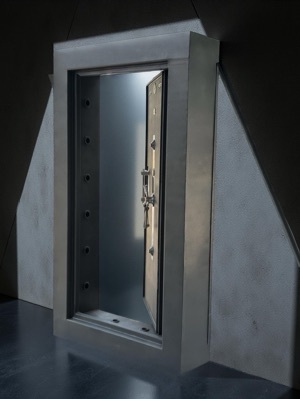 Vault Strong Room Doors - Color: Grey