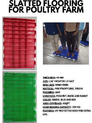 Plastic Slatted Flooring