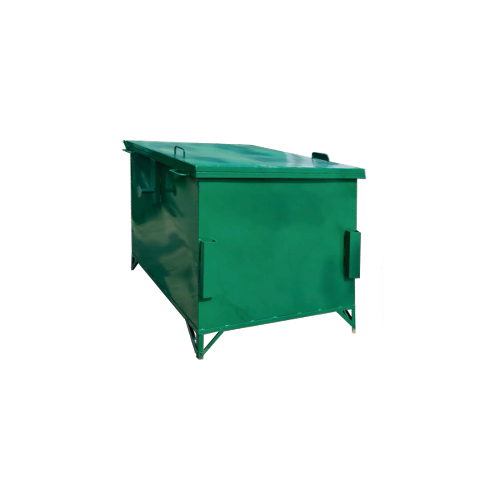 Green Mild Steel Dustbin