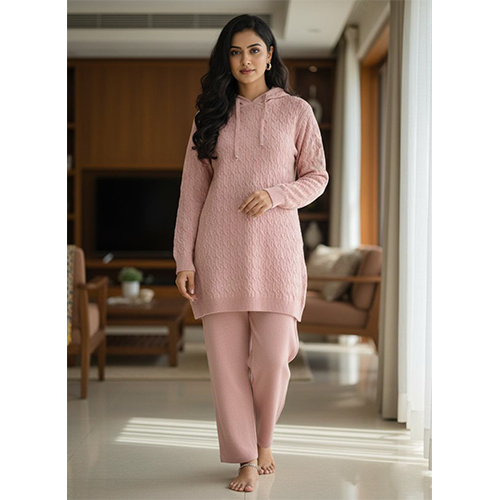 Ladies Woolen Cord Set