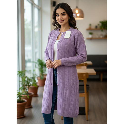 Lavender Cardigan Sweater
