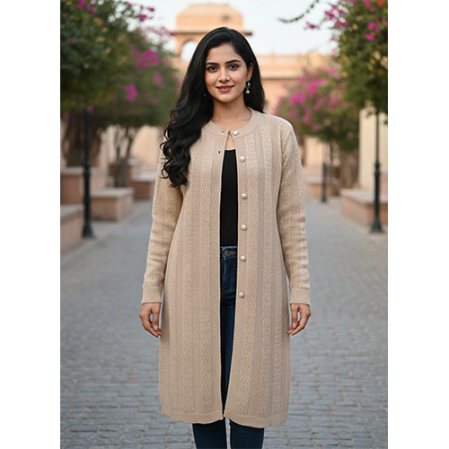 Beige Cardigan Sweater