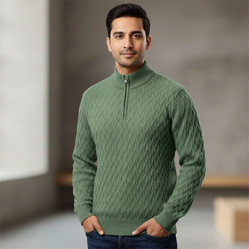 Olive Green Mens Sweatshirt