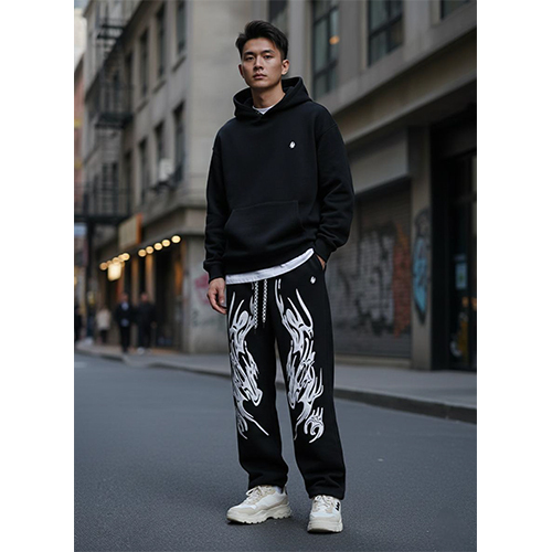 Black Oversized Hoodie