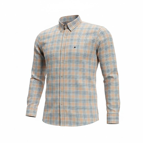 Mens Cottonc Cheque Line Shirt
