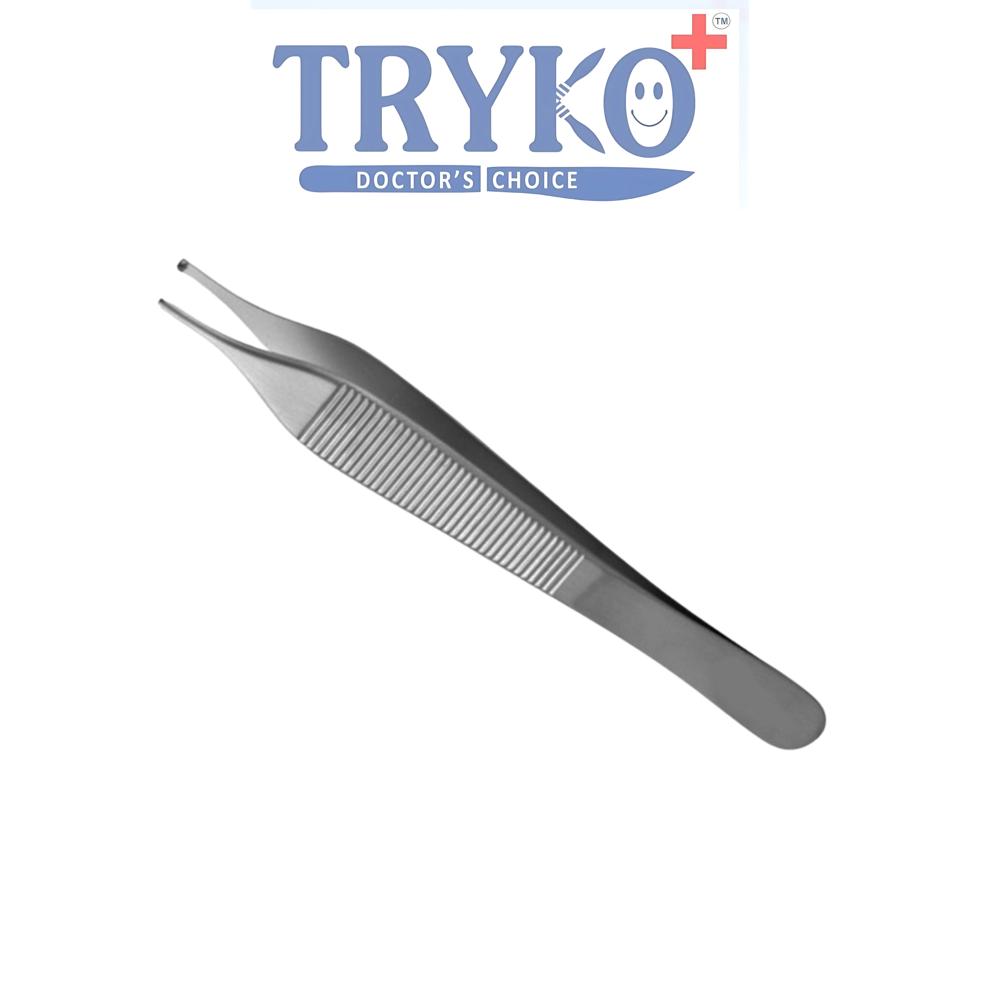 Adson Dissecting Forceps Toothed 5 Inch Brand Tryko+ - Surface Finish: Satin